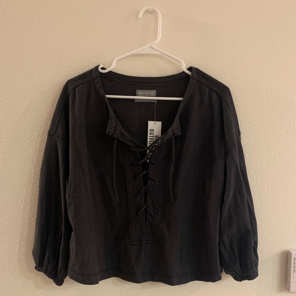 NWT Urban Outfitters Lace Up Top